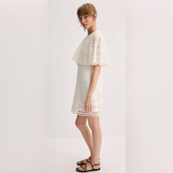 Sea New York Lula White Eyelet Mini Dress - Picture 8 of 16
